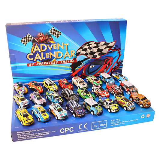 24 Dagen Adventskalender Raceauto's 2025