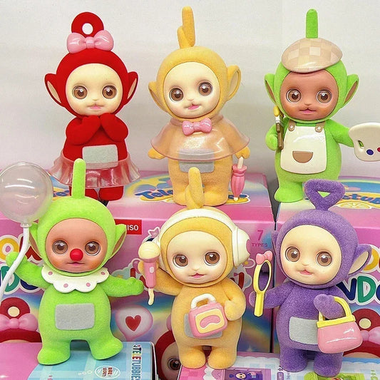 MINISO Teletubbies Showcase Series Blind Box Toy – Schattige Tinky Winky en Vrienden Dolls
