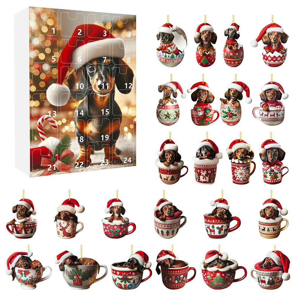 Schattige Teckel Adventskalender 2025