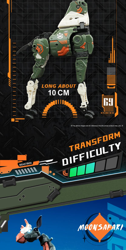 Officiële 52TOYS Beastbox BB-69 MOONSAFARI – Verzamelbare Converteerbare Actiefiguur