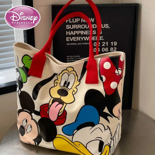 Disney Cartoon Mickey Schoudertas Met Grote Capaciteit