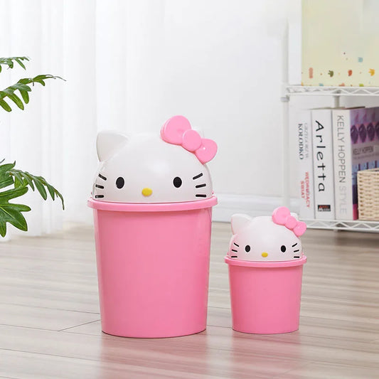 Prullenbak Sanrio Hello Kitty 8L of 18.5L Voor Elk Interieur