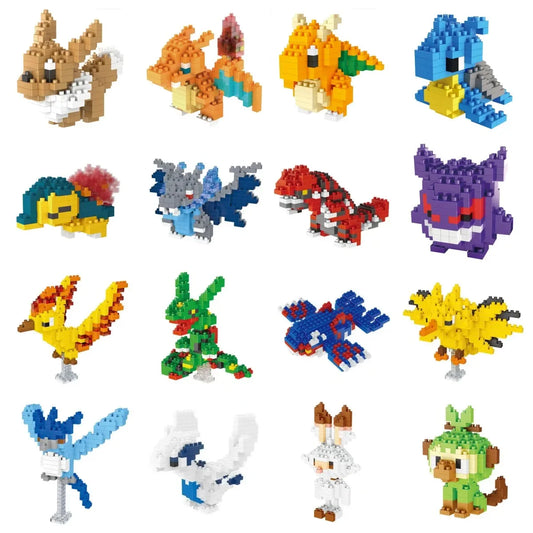 Pokemon Bouwstenen Nanoblock Charizard en Rayquaza Speelgoed