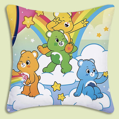 Kussenslopen Cartoon Care Bears Met Dubbelzijdige Print En Zachte Plush