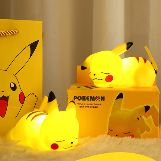 Glowing Pokémon Pikachu Nachtlampje voor Kinderen met Sfeervolle Gloed