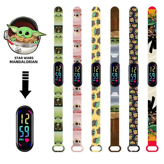Pokemon StarWars Mandalorian Baby Yoda Waterdichte Horloge