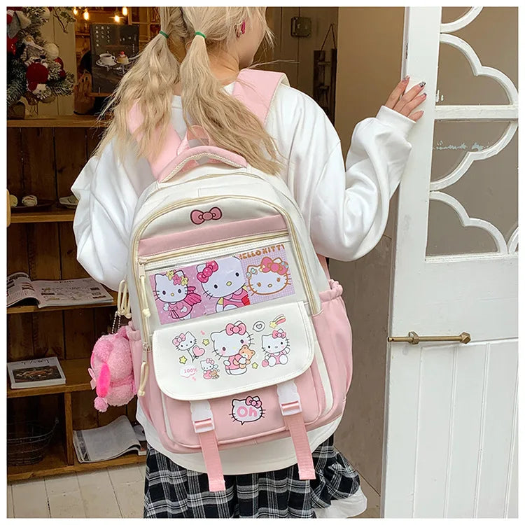Sanrio Hello Kitty My Melody Rugzak met ruime capaciteit