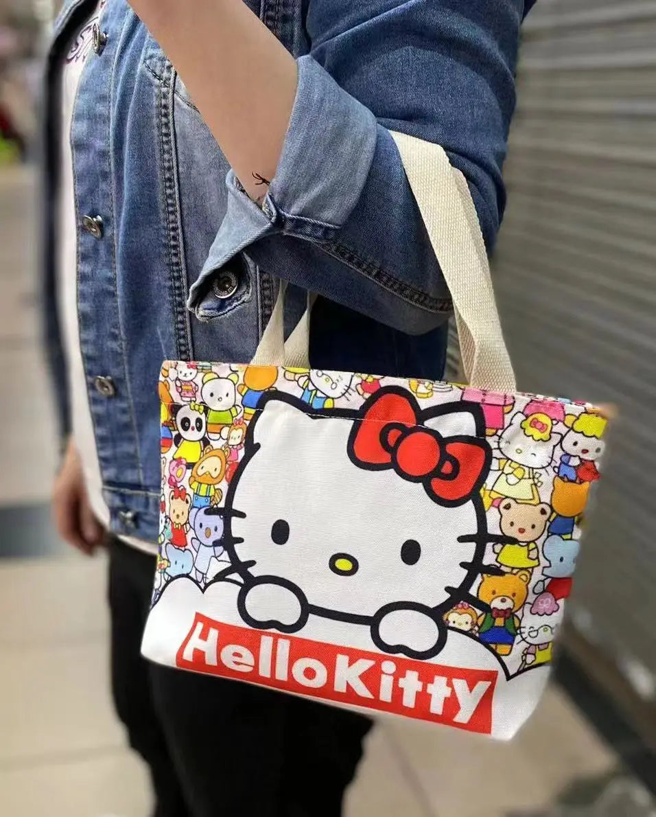 Sanrio Hello Kitty Canvas Tas – Lichtgewicht en Groot