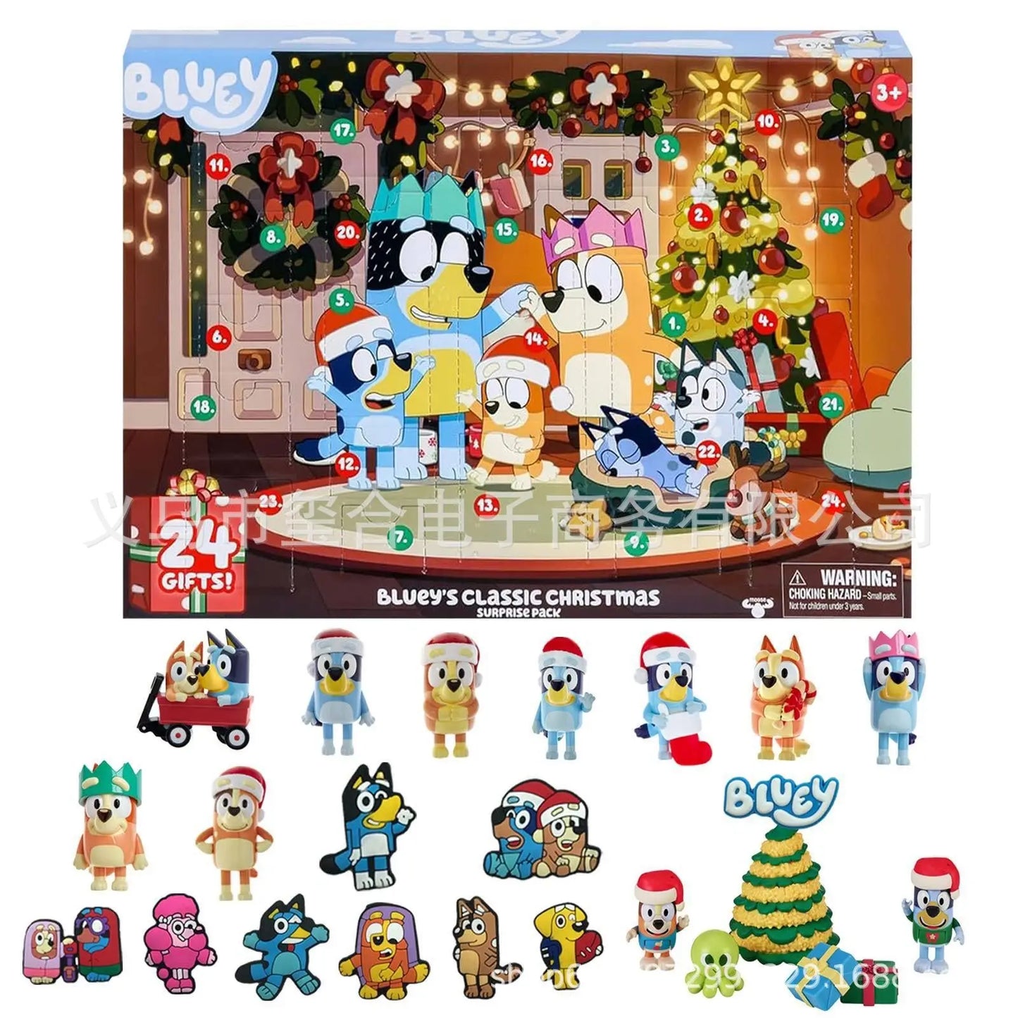 Bluey Adventskalender Surprise Blind Box 24 dagen 2025