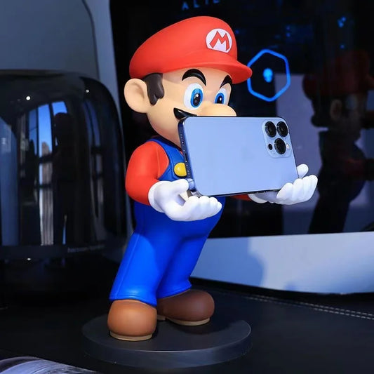 Speelfiguur Super Mario 31cm Met Telefoonhouder Voor Kinderen