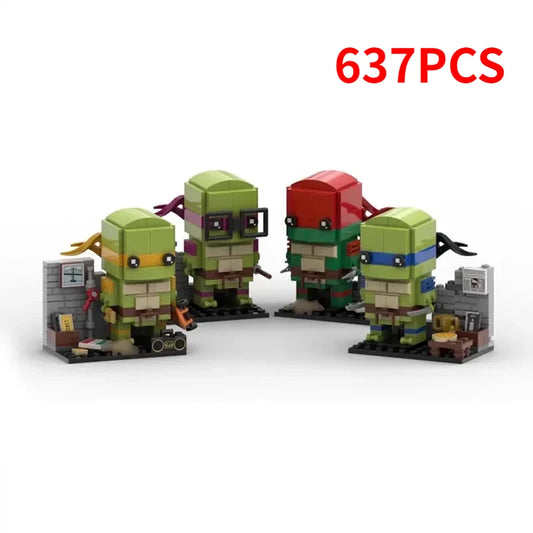 AnimeBlok Ninja Turles Figuren – Creatieve Bouwervaring voor Kinderen