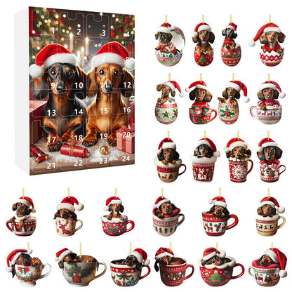 Schattige Teckel Adventskalender 2025