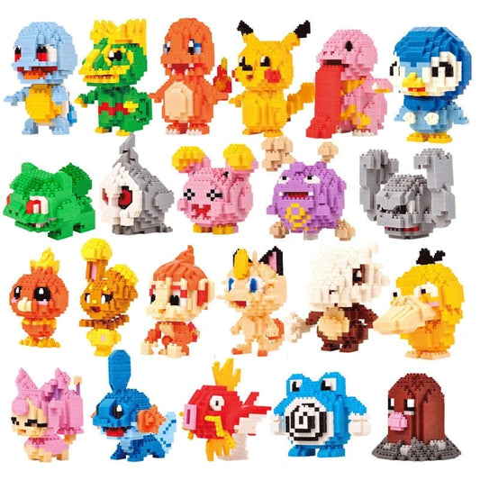 24pcs Pokemon Blokken Set Voor Creatief Bouwen En Spelen
