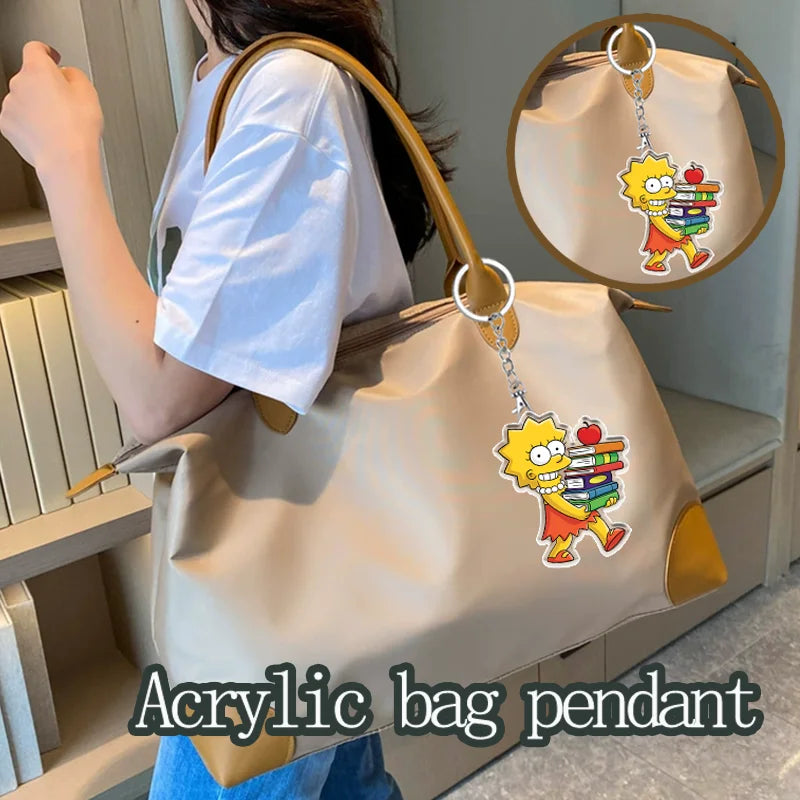 Sleutelhanger De Simpsons 6cm Schattig Acryl Cadeau
