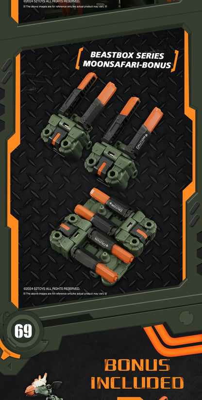 Officiële 52TOYS Beastbox BB-69 MOONSAFARI – Verzamelbare Converteerbare Actiefiguur