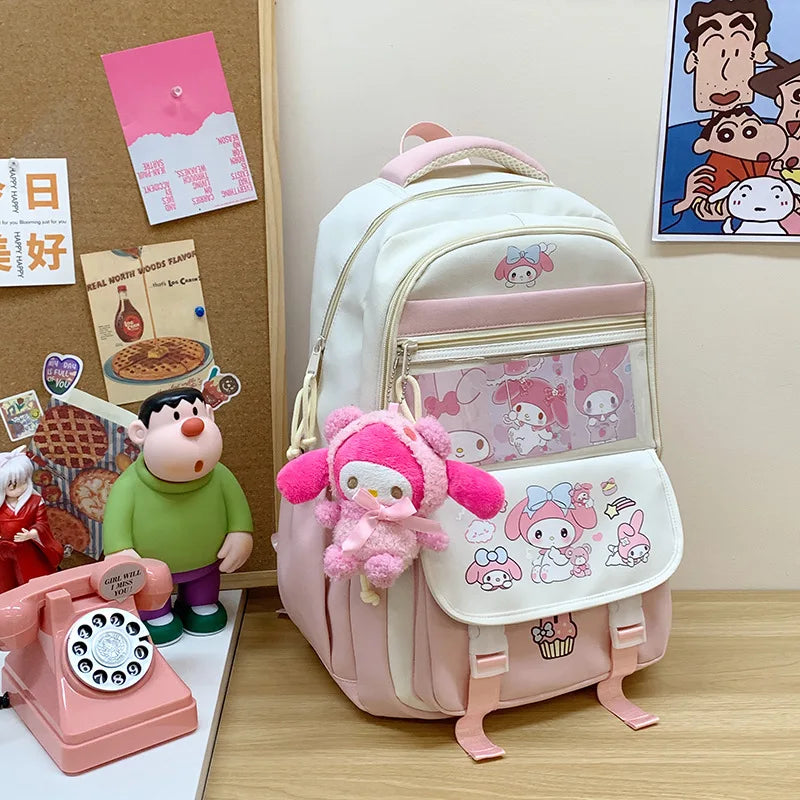 Sanrio Hello Kitty My Melody Rugzak met ruime capaciteit