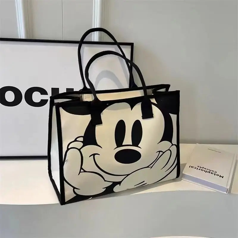 Disney Mickey Mouse Canvas Tas - Grote Capaciteit