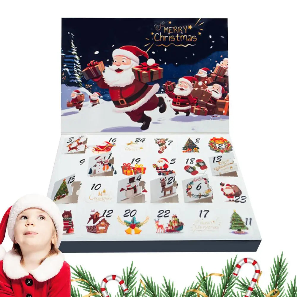 Adventskalender 2025 Sneeuwvlok – 24 Lege Dozen om zelf te vullen