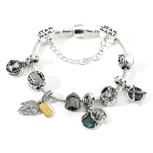 Mode Star Wars Armband met Darth Vader en Charmaccessoires