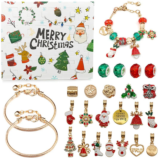 Ketting Hangers Adventskalender 24 Stuks Kerst DIY Cadeau 2025