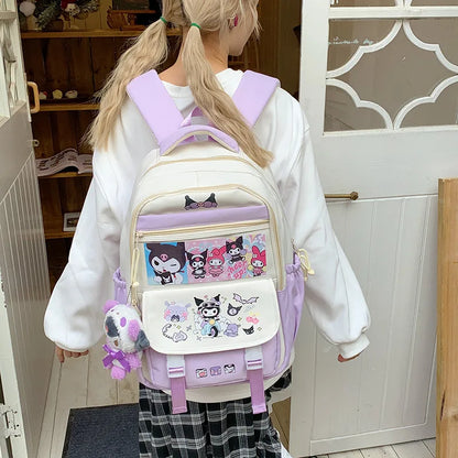 Sanrio Hello Kitty My Melody Rugzak met ruime capaciteit