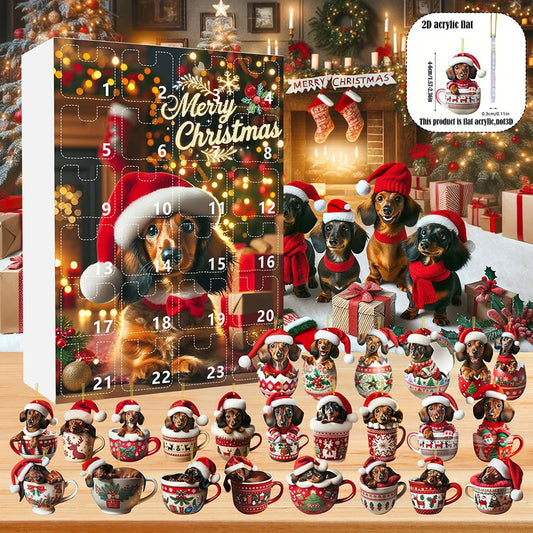 Schattige Teckel Adventskalender 2025