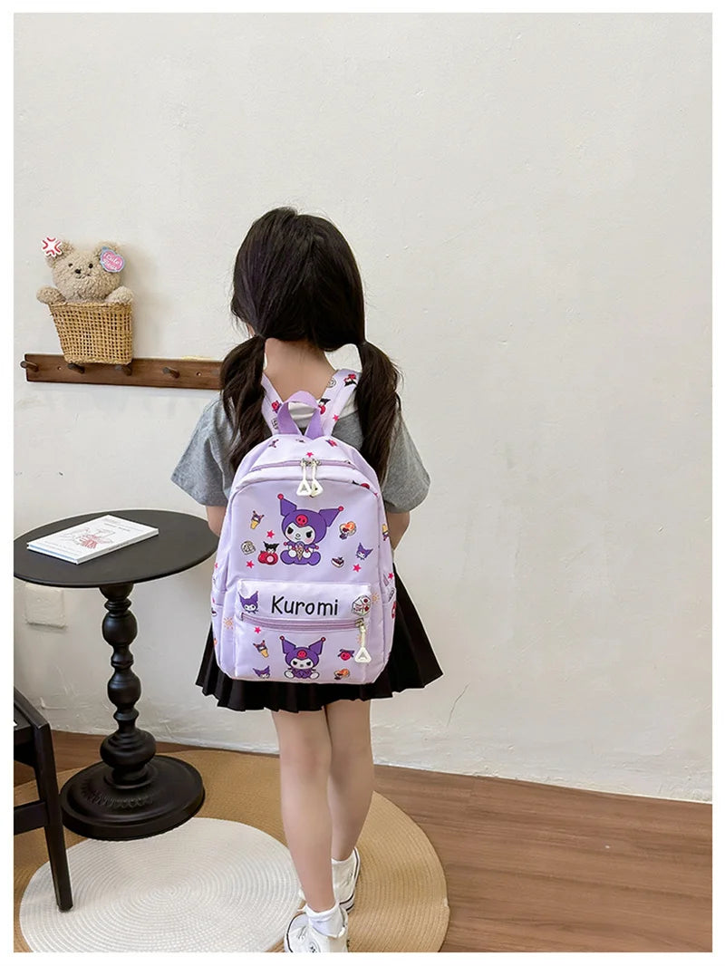 Sanrio Kuromi Hello Kitty My Melody Rugzak – Schattig Pompom Purin