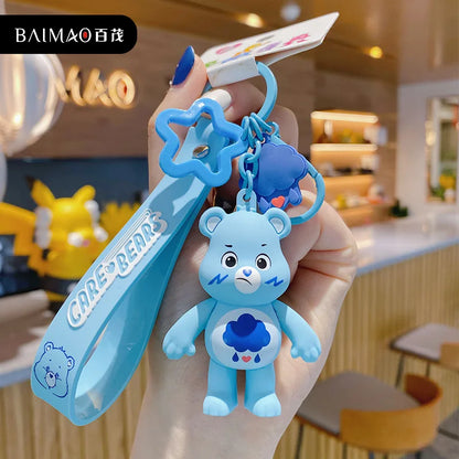 Sleutelhanger Carebear Regenboogbeer Trendy en Schattig Geschenk