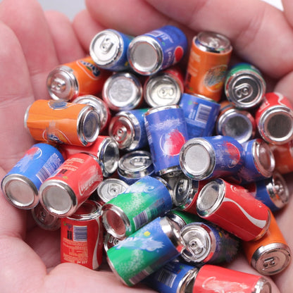 Miniatuur Frisdrank Blikjes – Perfect Voor Poppenhuis Decoratie