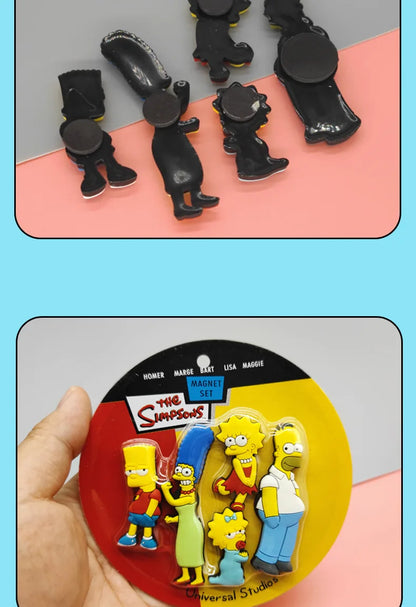 5 Stuks Simpsons Homer Magneten voor Persoonlijke Decoratie