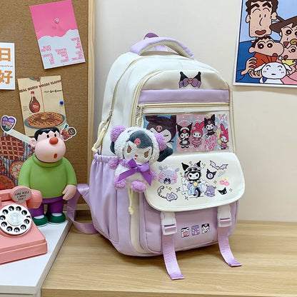 Sanrio Hello Kitty My Melody Rugzak met ruime capaciteit