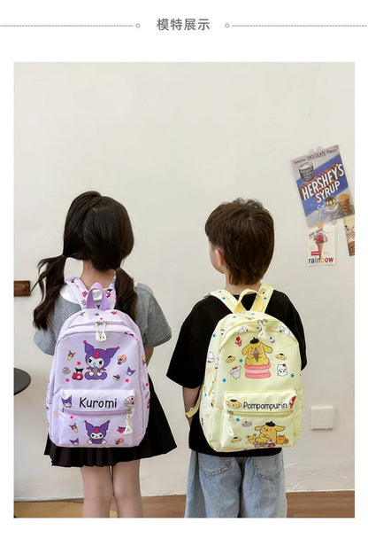 Sanrio Kuromi Hello Kitty My Melody Rugzak – Schattig Pompom Purin