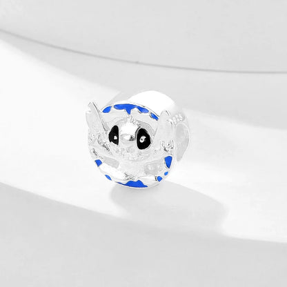 MINISO Cute Cartoon Stitch & Angel Couple Charm – Originele Bedeltjes Voor Armbanden En Kettingen