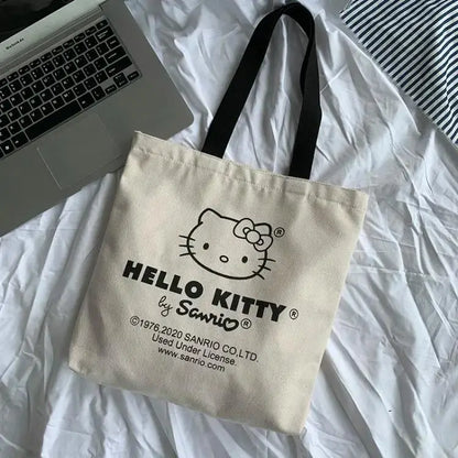 Canvas Tas Tote Hello Kitty – Grote Inhoud Duurzaam