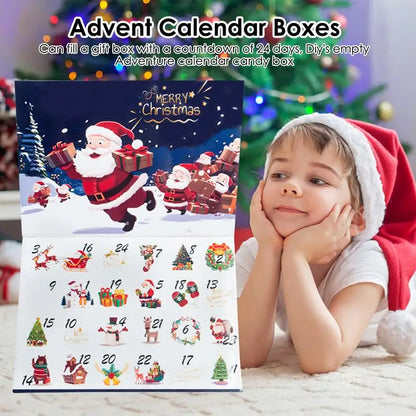Adventskalender 2025 Sneeuwvlok – 24 Lege Dozen om zelf te vullen
