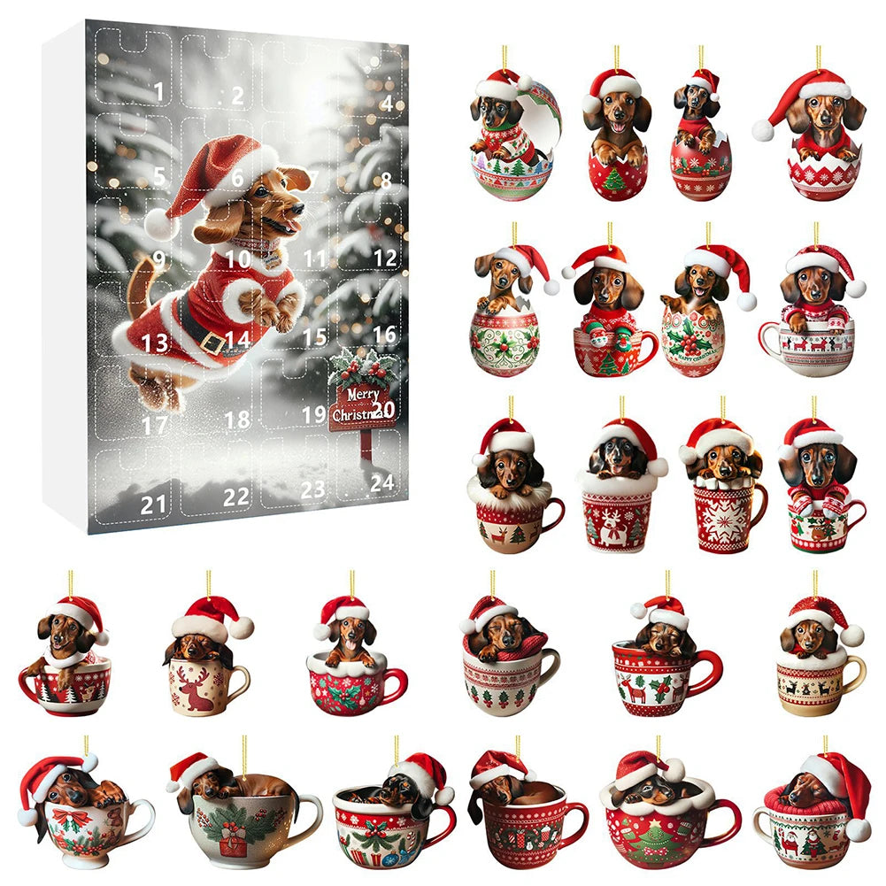 Schattige Teckel Adventskalender 2025