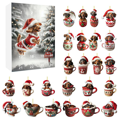 Schattige Teckel Adventskalender 2025