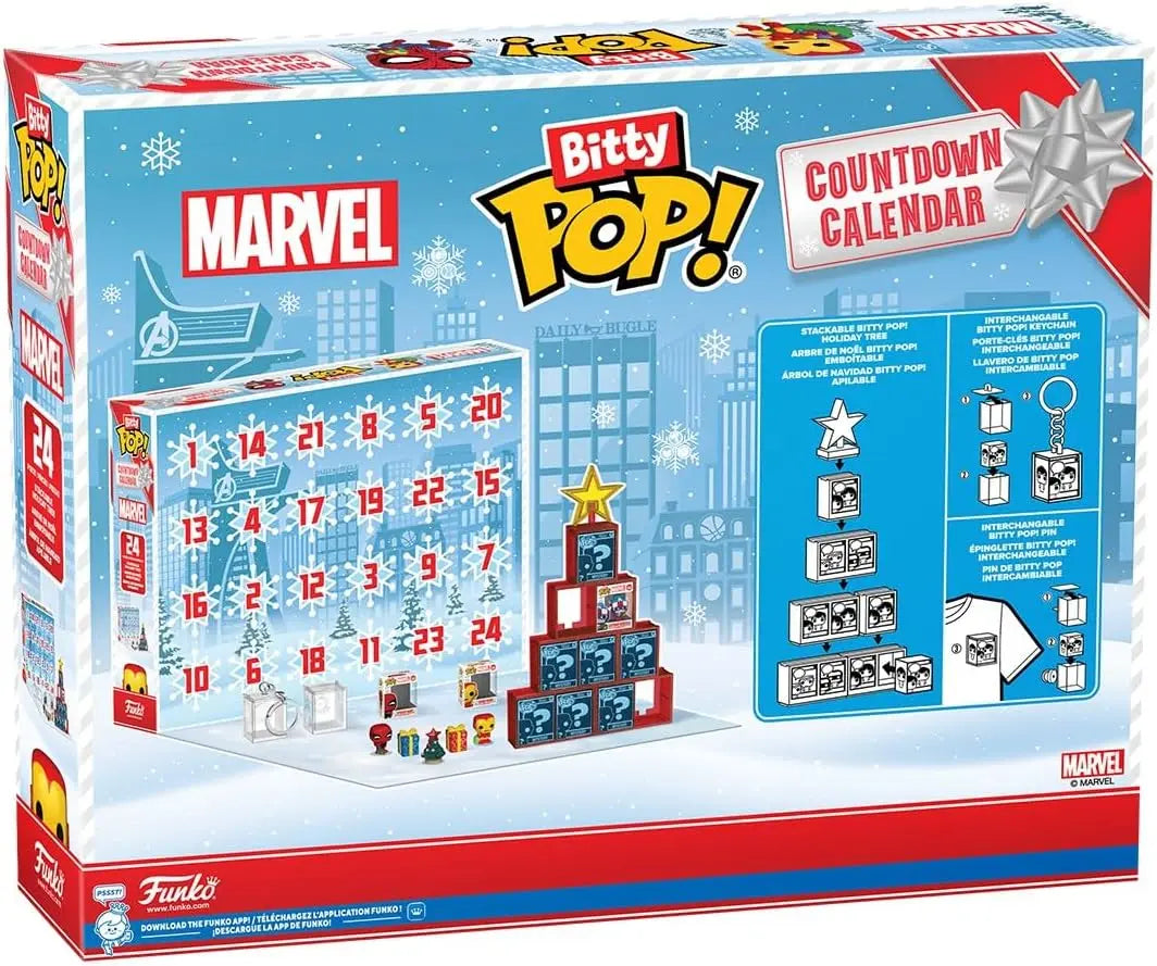 Adventskalender Funko Pop BITTY 24-dagen Marvel Comics 2025