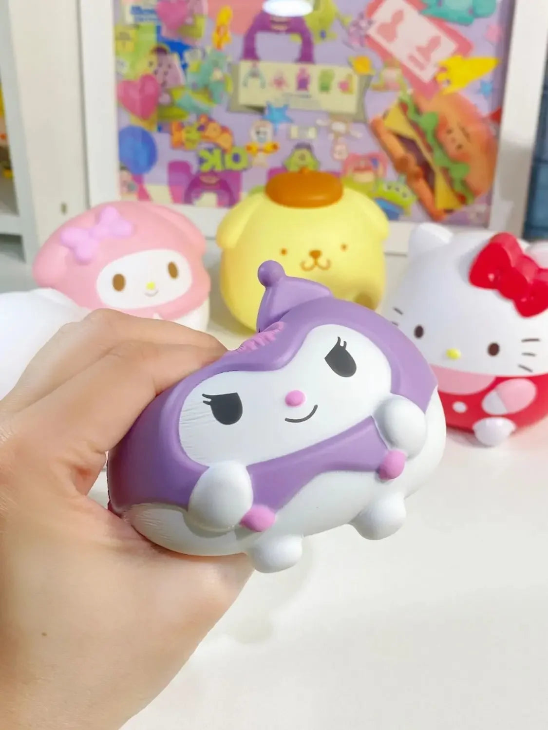 Sanrio Kawaii Stressbal - Kuromi Voor Ontspanning en Plezier