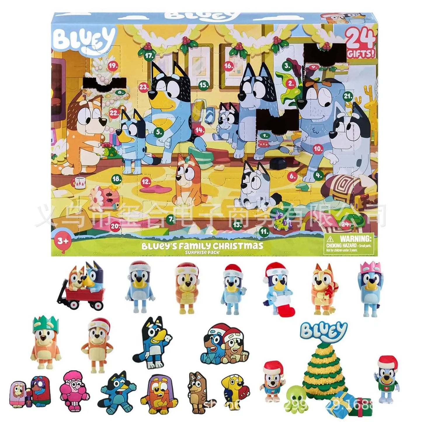 Bluey Adventskalender Surprise Blind Box 24 dagen 2025