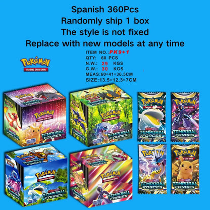 Pokémon kaarten box 360 stuks TCG: Scarlet & Violet - Stellar Crown Evolutie Booster (Engels of Spaanstalig)