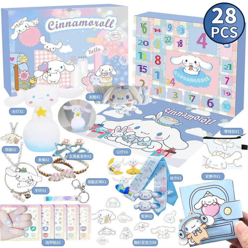 Sanrio Hello Kitty Kuromi Adventskalender Figuren – DIY 2025 24 dagen