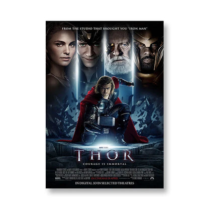 Marvel Film Cover Poster Spiderman Iron Man Wanddecoratie