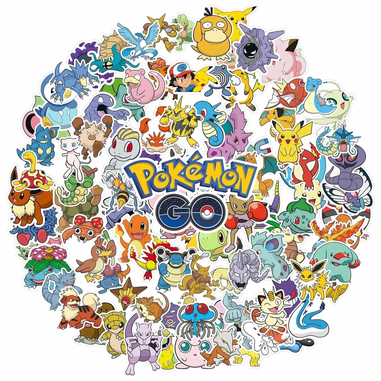 Kawaii Pikachu Pokémon Stickers Waterproof Voor Elke Creatie