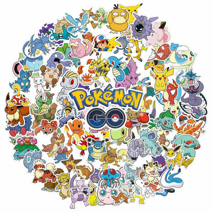 Kawaii Pikachu Pokémon Stickers Waterproof Voor Elke Creatie