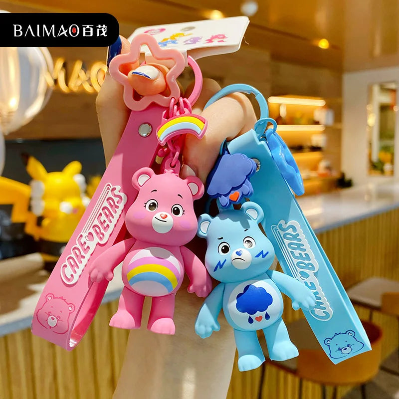 Sleutelhanger Carebear Regenboogbeer Trendy en Schattig Geschenk
