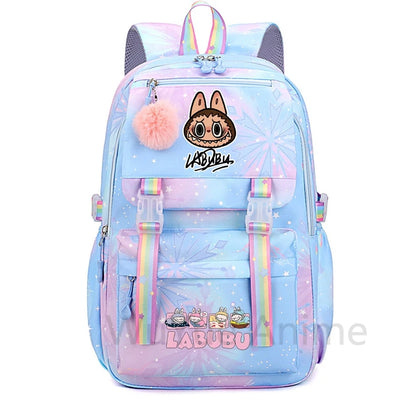 Schattige Labubu backpack rugzak  – Waterdichte Ruime capaciteit