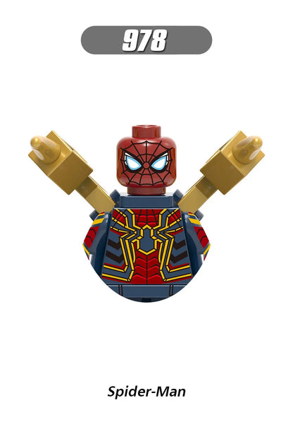 Bouwset met 1002 Marvel Deadpool en Iron Man voor Kinderen