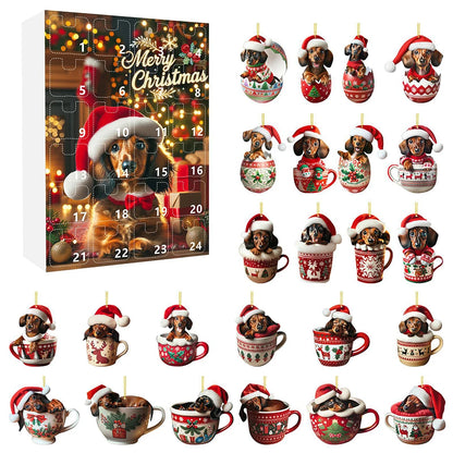 Schattige Teckel Adventskalender 2025