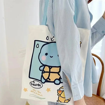 Pokémon Pikachu Canvas Schoudertas – Grote Capaciteit